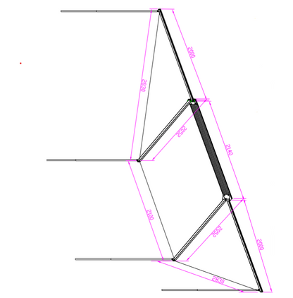 180 Degree Awning Wall Kit 30 second Awning