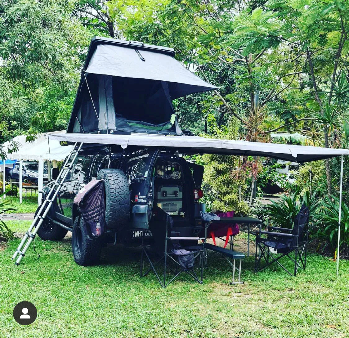 “The Dingo Den Roof Top Tent” Bushwakka